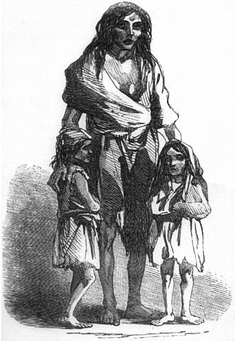 starving family during the Great Famine