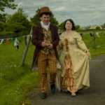 man and woman in costume