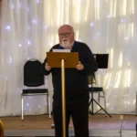 Author Danny Dunne reading his poem