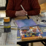 Art class during the Maria Edgeworth Literary Festival 2023