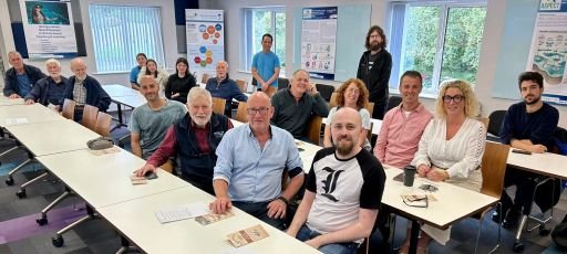 Group attending the recreation in the Insight Centre for Data Analytics, University of Galway.