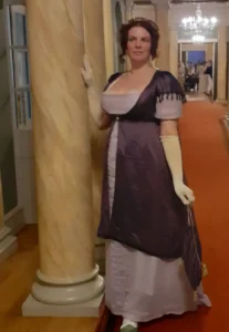 Melissa Shiels in a Regency Dress