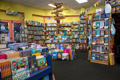Childrens Corner in Charlie Byrne's Bookshop in Galway