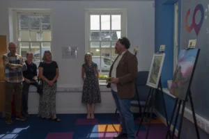 Launching the Art Exhibition