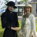 Two ladies in period dress
