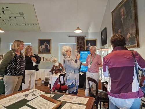 Slovenian Guests in Longford inside the Maria Edgeworth Visitor Centre