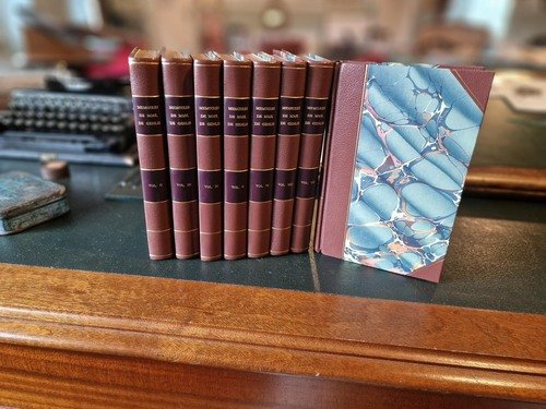8 volumes of Memoirs of Madame la Comtesse de Genlis