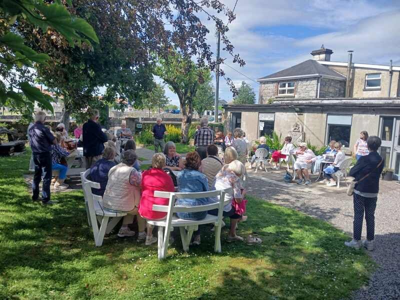 Ballinasloe Active Age Group for a visit in Maria Edgeworth Centre