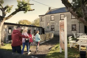 Visitors at the Maria Edgeworth Visitor Centre on a Heritage Tour in Ireland's Hidden Heartlands