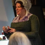 Doctor Melissa Shiels gives a talk about Regency Fashion