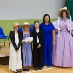 The best dressed winners with the prize sponsor Fidelma Rooney