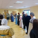 Dancers practising their Regency Dance