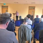 Longford Writers Group enjoying a poetry reading