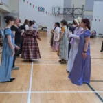 Dancers perform a Regency Dance