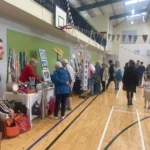 People browsing at Artisan Stalls in the Community Centre